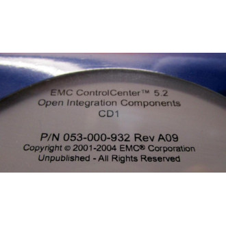 EMC Control Center A-191256 SoftwareManual Set 053-000-932