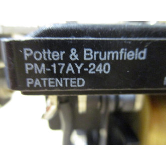 Potter & Brumfield PM-17AY-240 Relay PM17AY240