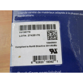 Brady PTL-25-423 Polyester Label 18392 Y4136779 (Pack of 750)