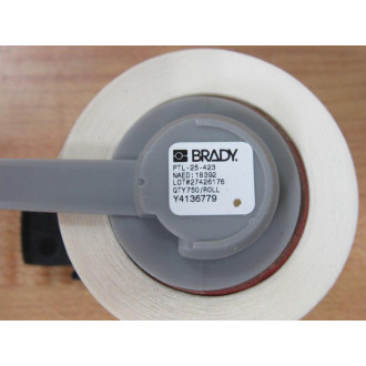 Brady PTL-25-423 Polyester Label 18392 Y4136779 (Pack of 750)