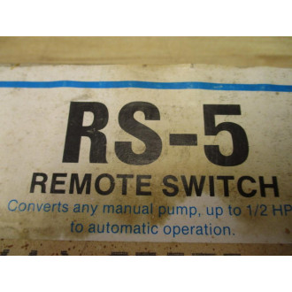 Little Giant Pump 599901 RS-5 Remote Switch