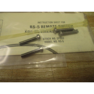 Little Giant Pump 599901 RS-5 Remote Switch