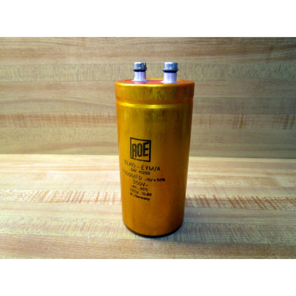 Roe 41250 Capacitor ELKO-EYMA 1000 MFD 350V - New No Box