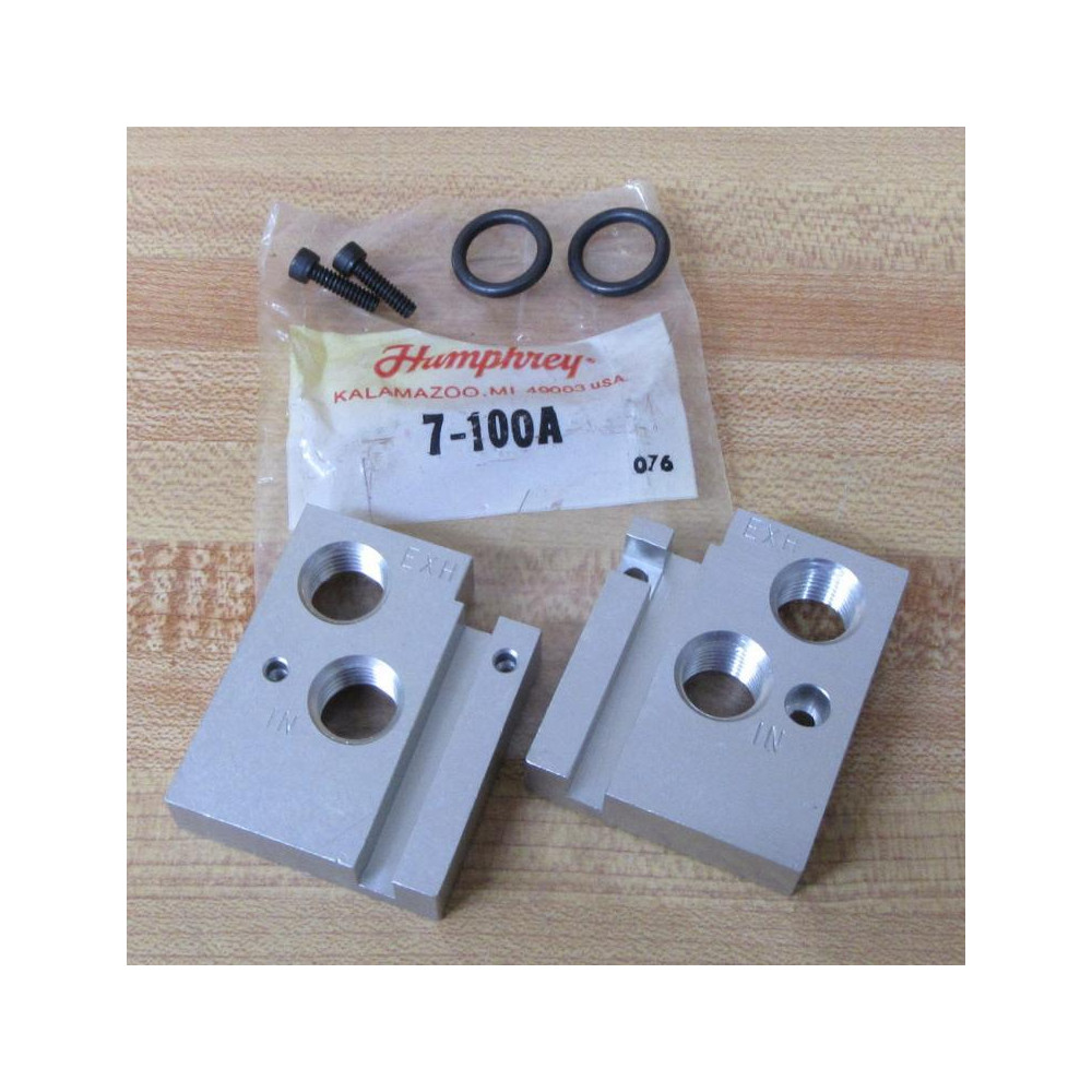 Humphrey 7-100A Subbase End Plate Kit 7100A Humphrey 7-100A Subbase End Plate Kit 7100A
