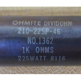 Ohmite 1362 Resistor