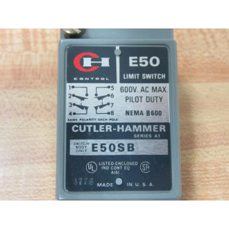 Cutler Hammer E50SB Eaton Limit Switch Body Series A1 - New No Box