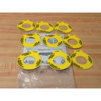 Allen Bradley D7-15YB112 Legend Plate D715YB112 (Pack of 9)