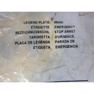 Allen Bradley D7-15YB112 Legend Plate D715YB112 (Pack of 9)