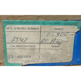 General Electric 2543 Panel Meter