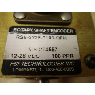 FSI Technologies RSE-2229-0100-QFM Encoder RSE22290100QFM - New No Box