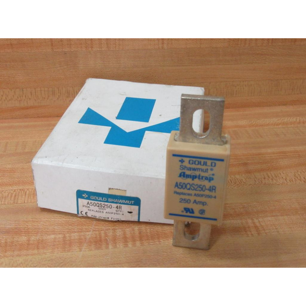 Gould Shawmut Amp-Trap A50QS250-4R Semiconductor Fuse A50QS2504R (Pack of 4)