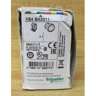 Schneider Electric XB4  BA311 Push Button XB4 BA311