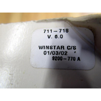 Simplex 711-718 Manual & Software Set 9200-770 A