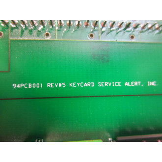 Keycard Service Alert 94PCB001 Keypad+Display Board - Used
