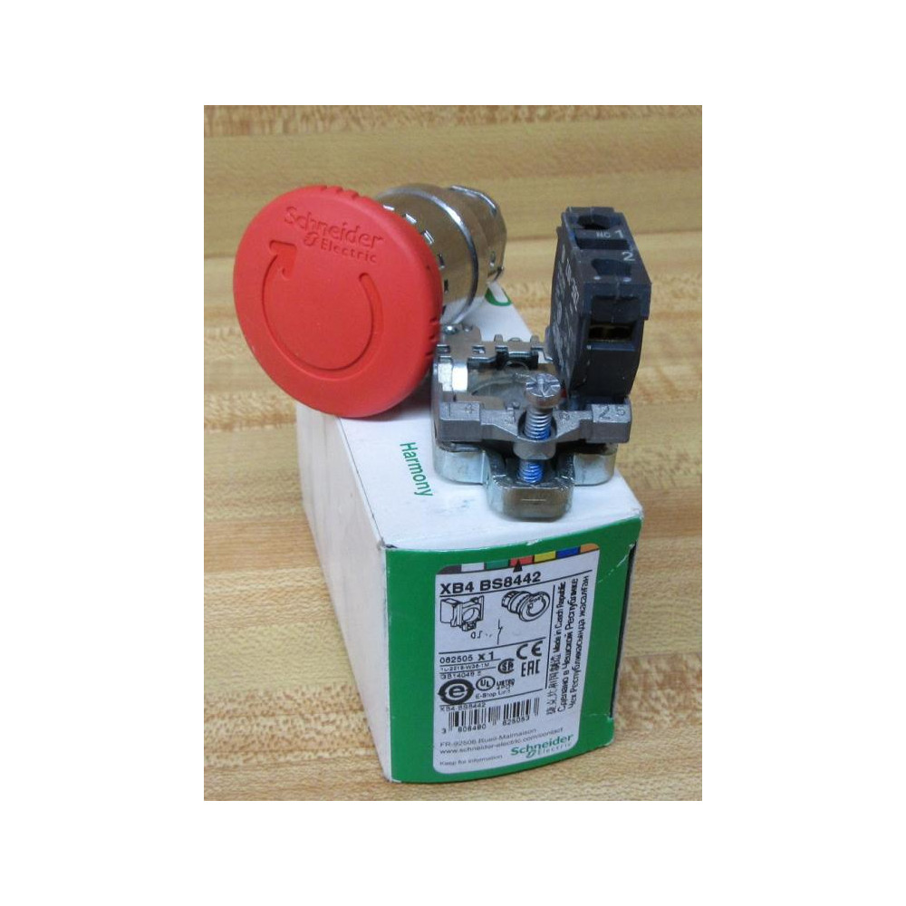Schneider Electric XB4 BS8442 E-Stop Switch XB4BS8442