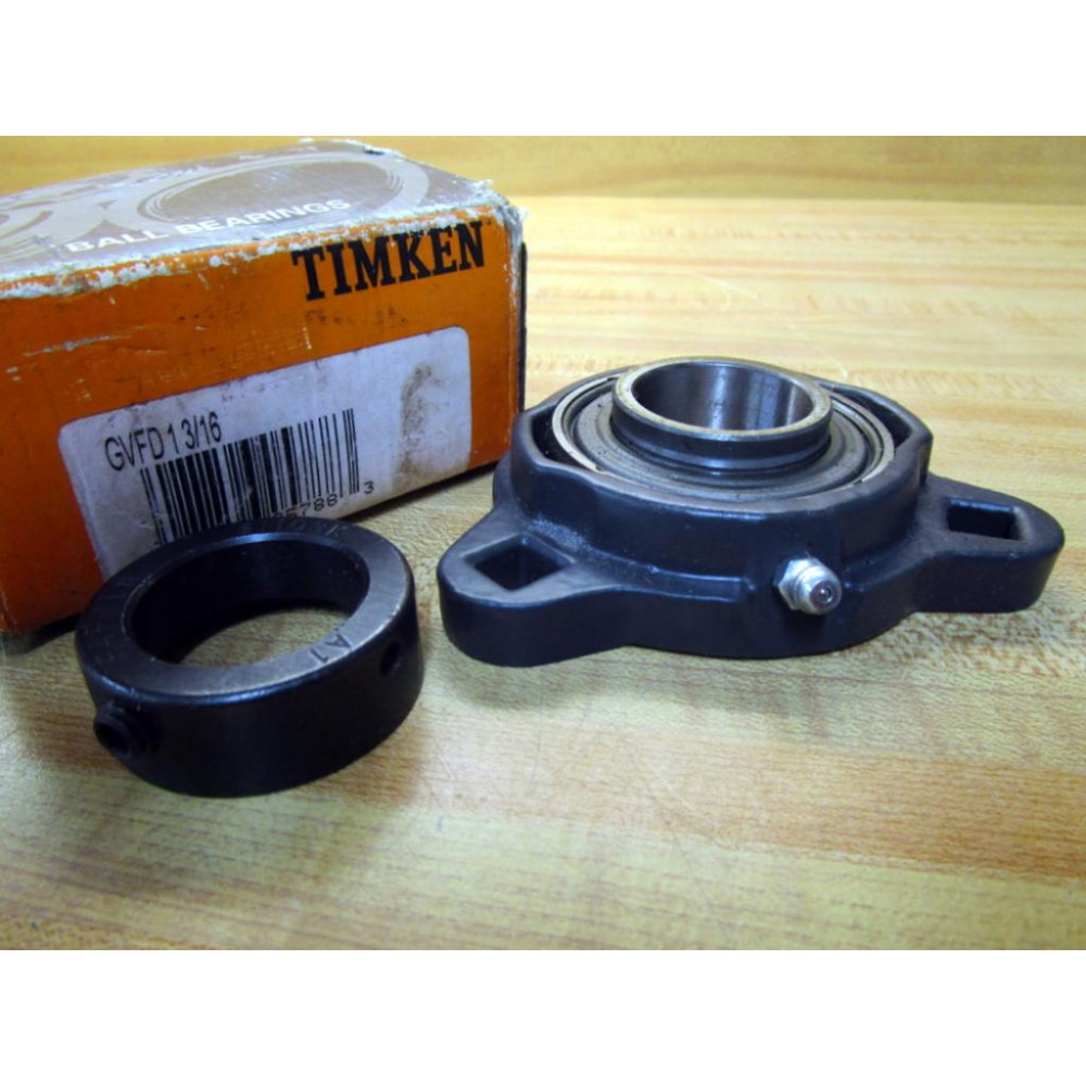 Timken GVFD 1 316 GVFD1316 Flange Bearing - Bore: 1 316" WCollar