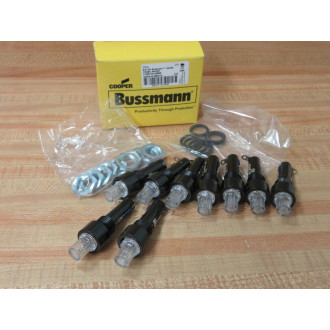 Bussmann HKL Eaton Panel Mount Fuse Holder W Neon Indicator (Pack of 9)