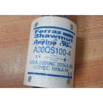 Gould Shawmut Ferraz A30QS100-4 Fuse Cross Ref 6UVF0 - New No Box
