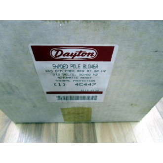 Dayton 4C447 Blower Fan WO Instructions