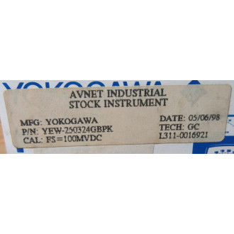 Yokogawa 250324GBPK Panel Meter