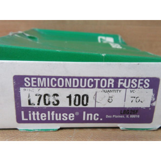 Littelfuse L70S 100 Semiconductor Fuse L70S100 (Pack of 5)