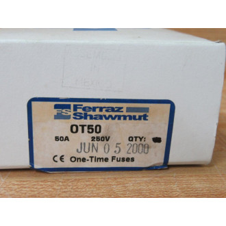 Gould Shawmut Ferraz OT-50 Fuse Cross Ref 4XF96 0T-50 (Pack of 8)
