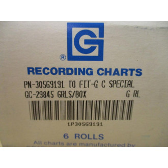 Graphic Controls 30569191 Recording Chart Paper GC-29845