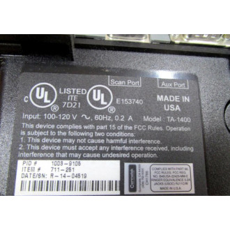Simplex TA-1400 Data Recorder TA1400