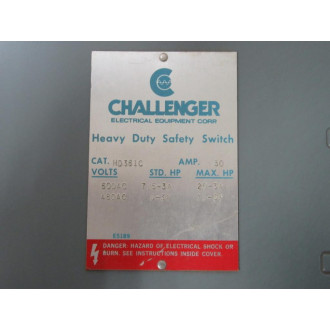 Challenger HD361C Safety Switch