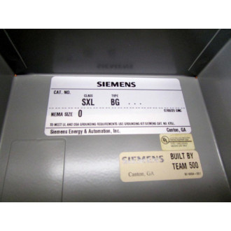 Siemens SXL BG 120 Starter SXLBG120