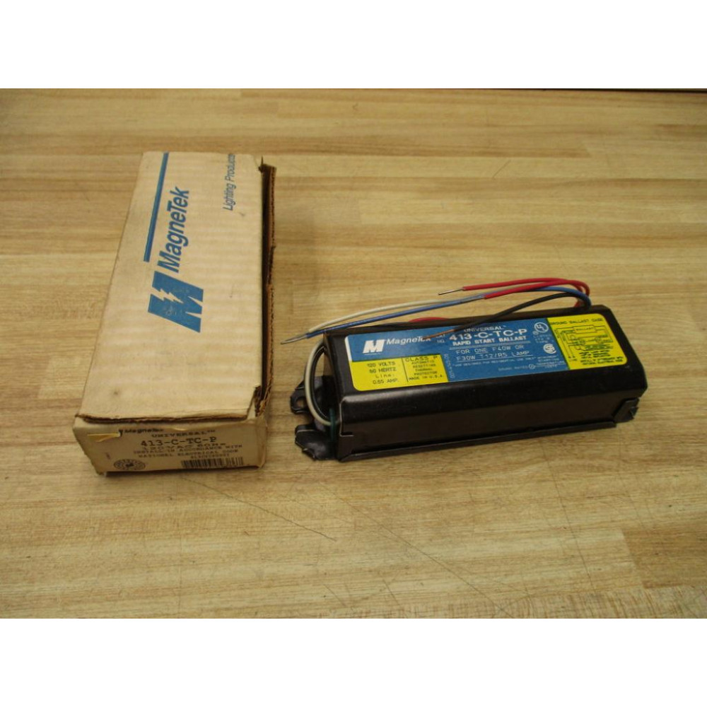 Magnatek 413-C-TC-P Rapid Start Ballast 413CTCP Magnatek 413-C-TC-P Rapid Start Ballast 413CTCP