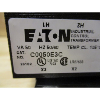 Eaton C0050E3C Industrial Control Transformer