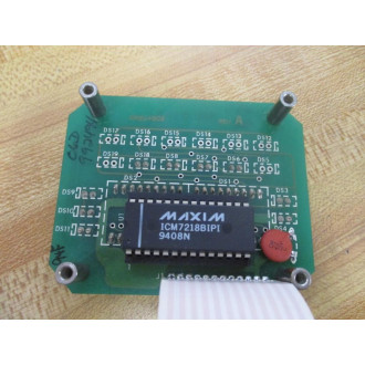 Danaher Controls 04614302 4-Digit Digital Alarm Display Board - Used