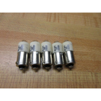 LEDTronics 080BA9S6LB LEDTX Miniature Lamp Led Bulb (Pack of 5) - New No Box