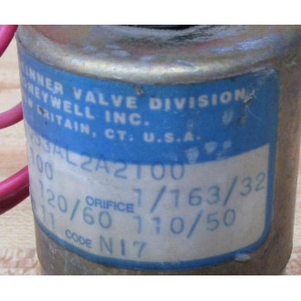 Honeywell Skinner Q53AL2A2100 Solenoid Valve - Used