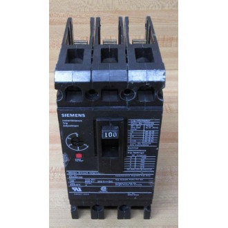 Siemens ED63A100 Circuit Breaker ED63A100L W Marred Housing - New No Box