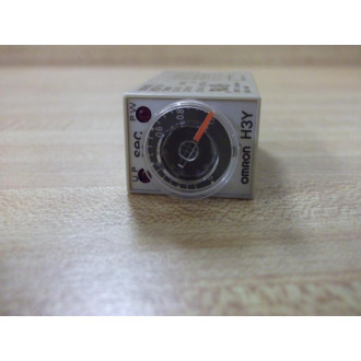 Omron H3Y-4 Timer H3Y4 0-1 Seconds H3Y-4-DC24V Sec. - Used