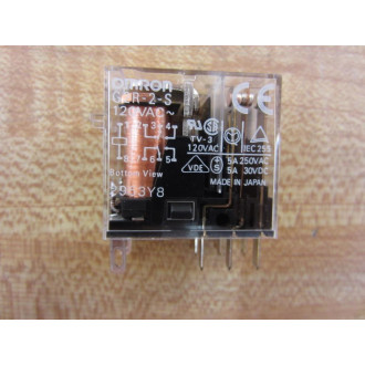 Omron G2R-2-S-120V AC Relay G2R-2-S-120VAC - New No Box