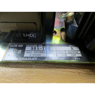 Allen Bradley 505-TOD Starter 505TOD Series A - New No Box