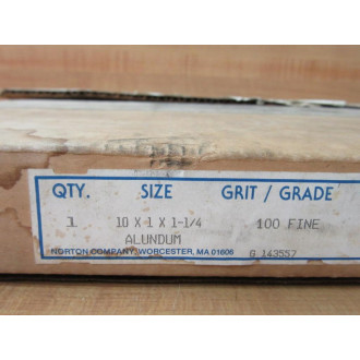Norton J11058210 Alundum Grinding Wheel 10 x 1 x 1-14"