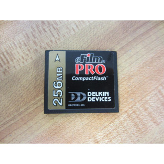 Delkin Devices CFX256P2G1-DVAAG00 eFilm PRO 256MB Compact Flash - Used