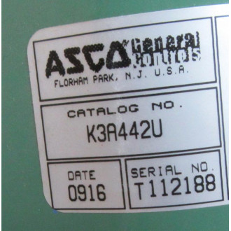 Asco K3A442U Solenoid Valve - New No Box