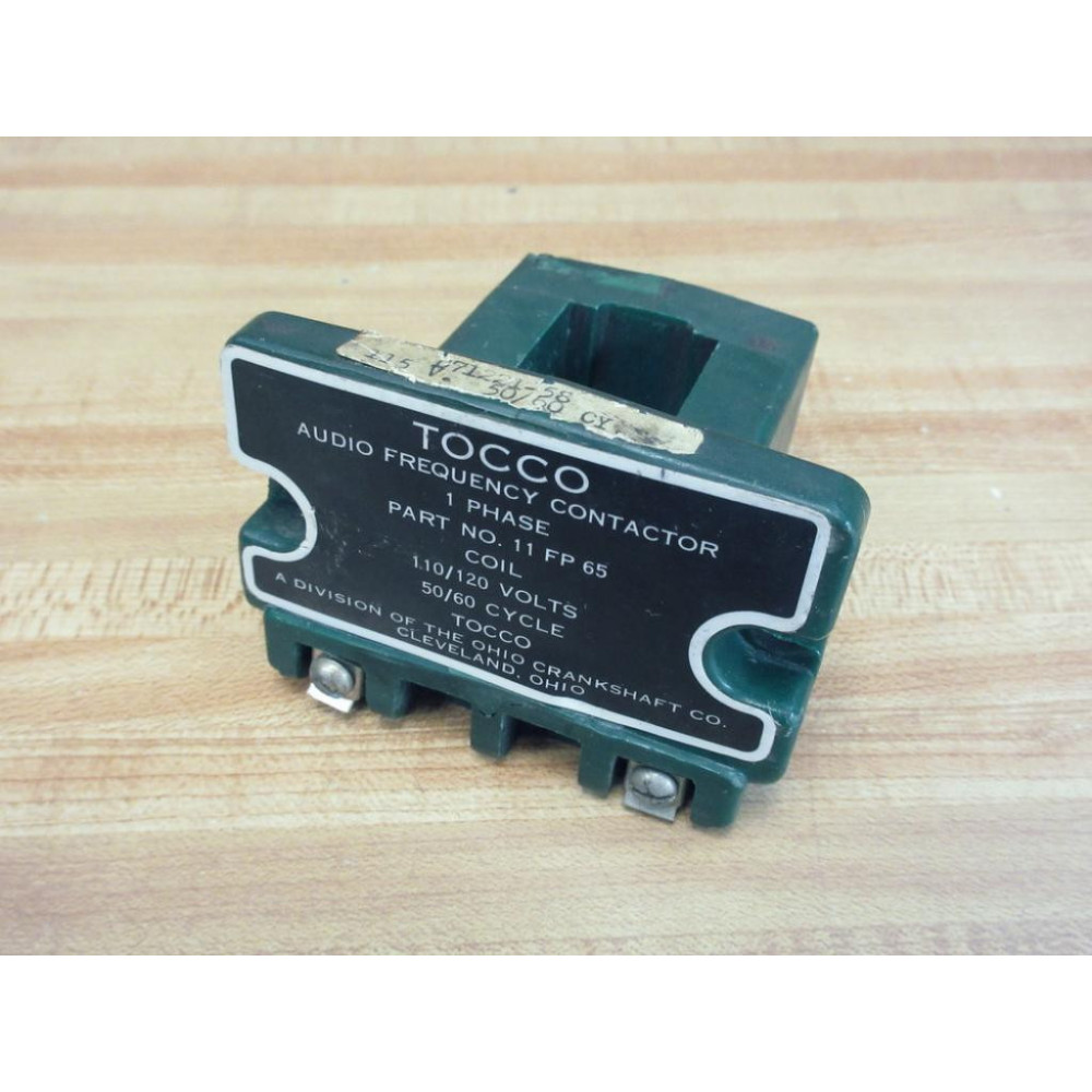 Tocco 11-FP-65 Audio Frequency Contactor 11FP65 Contactor Only - Used Tocco 11-FP-65 Audio Frequency Contactor 11FP65 Contactor Only - Used