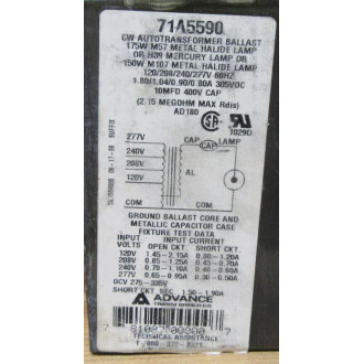 Philips Advance 71A5590-500D Ballast Kit 71A5590500D - Used