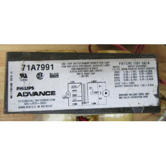 Philips Advance 71A7991-500D Ballast Kit 71A7991500D - New No Box