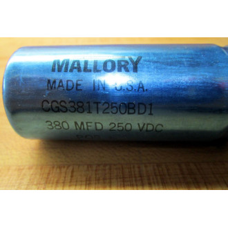Mallory CGS381T250BD1 Capacitor 20 0059