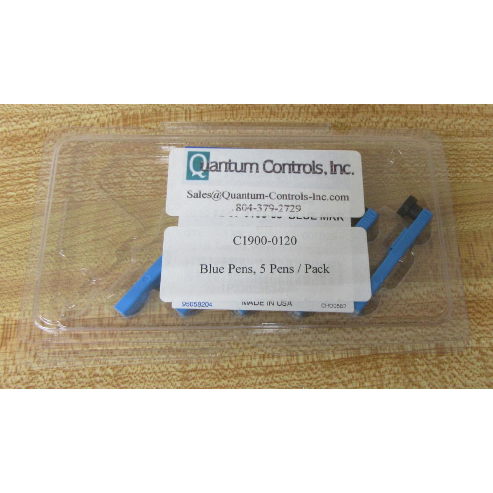 Quantum Controls C1900-0120 Chart Pen C19000120 (Pack of 5) Quantum Controls C1900-0120 Chart Pen C19000120 (Pack of 5)