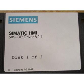 Siemens HMI 505-DP SIMATIC HMI 505-DP Driver V2.1 (Pack of 2) - New No Box