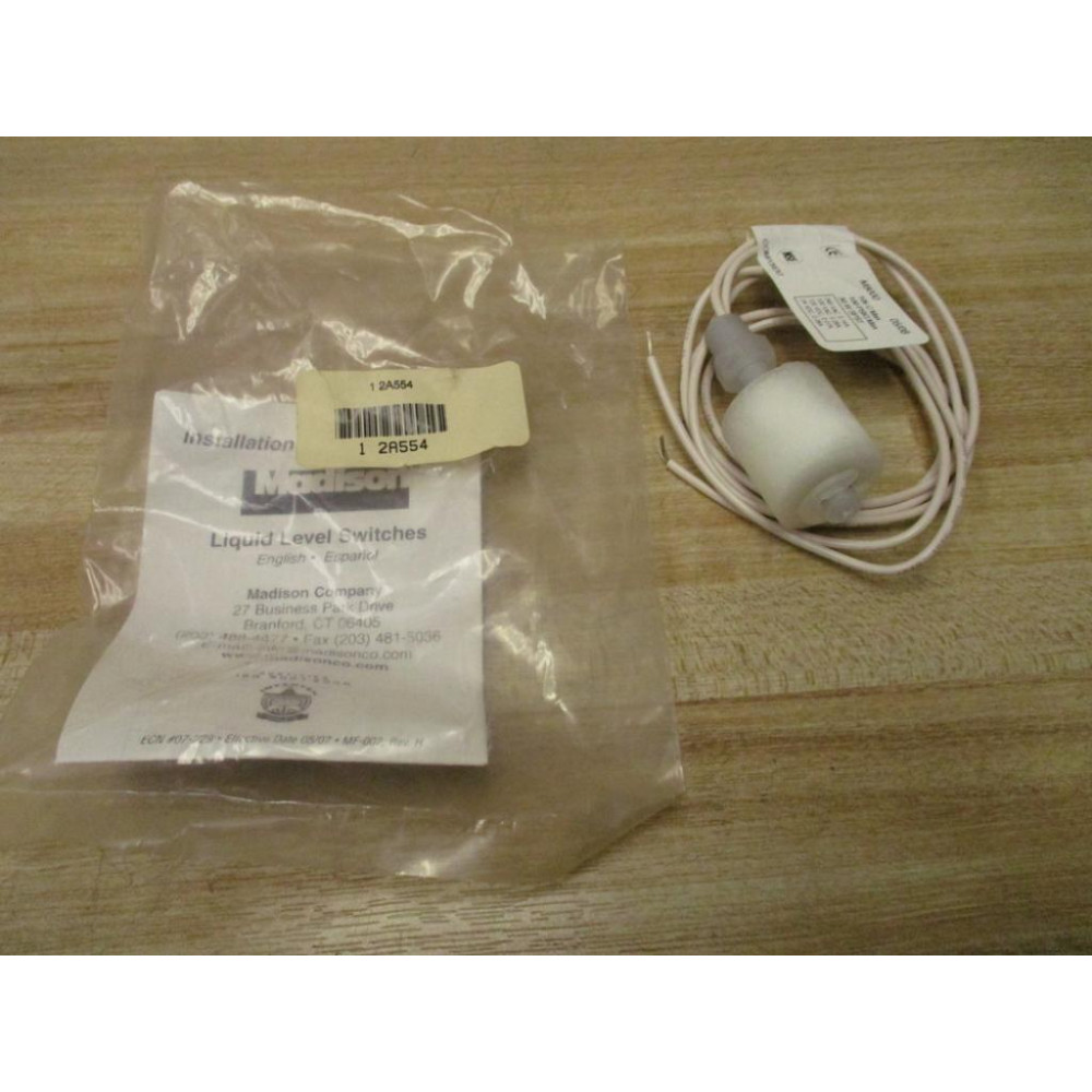 Madison M8000 Vertical Liquid Level Switch 2A554 Madison M8000 Vertical Liquid Level Switch 2A554