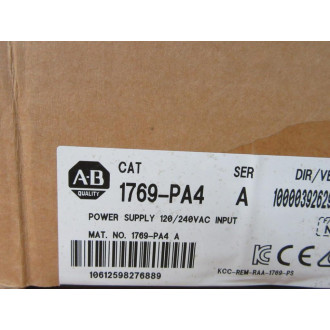 Allen Bradley 1769-PA4 Power Supply 1769PA4 Ser.A